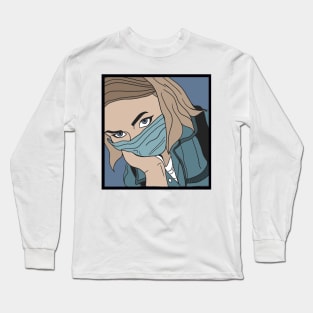 Girl in mask Long Sleeve T-Shirt